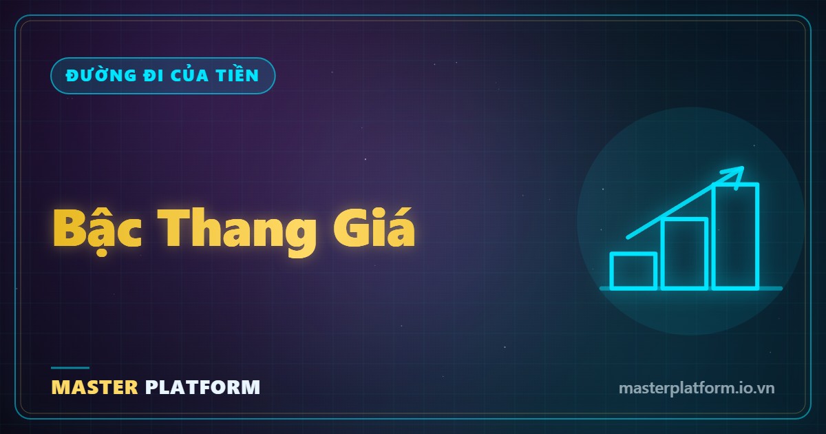 Bìa: Bậc thang giá: chẻ 1 thứ thành 3 bậc để người ghé không đi ra tay không