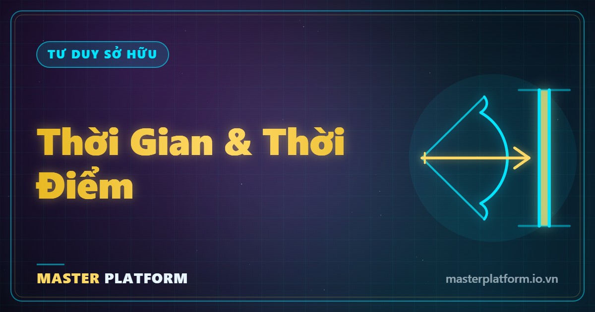 Bìa: Thời Gian cho bạn sức mạnh. Thời Điểm quyết định sức mạnh ấy có giá trị hay không