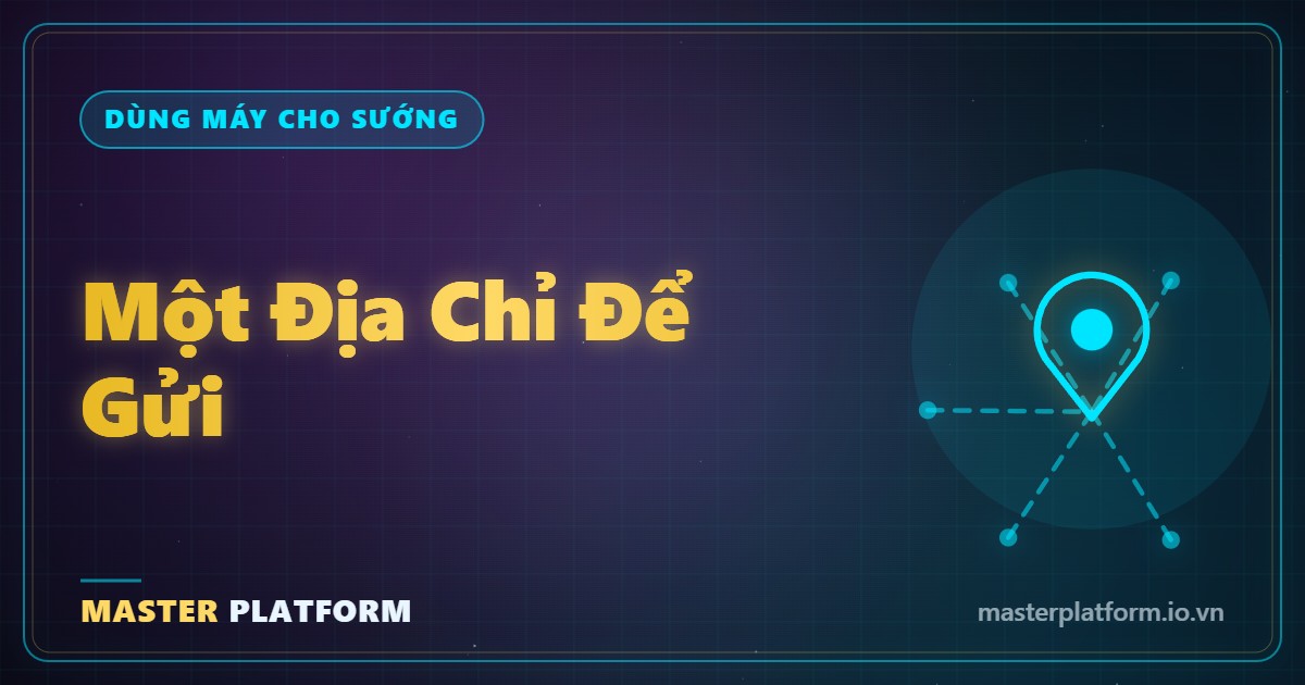 Bìa: Một địa chỉ để gửi: gom 5 lối vào rải rác về 1 cửa mang tên bạn