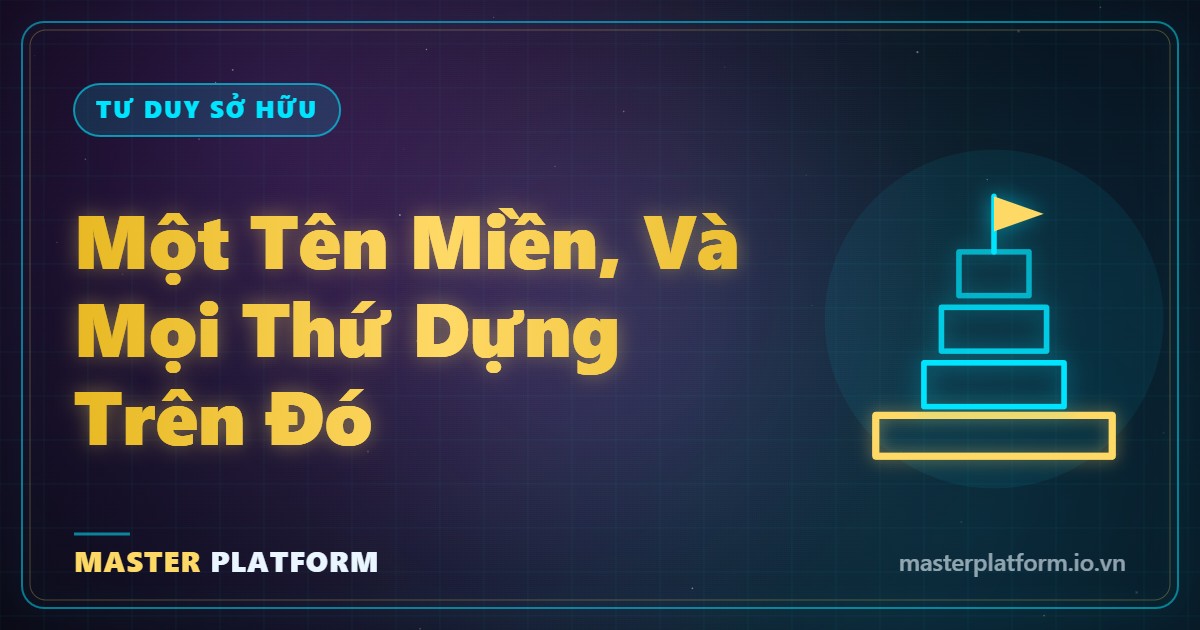 Bìa: Một tên miền, và mọi thứ dựng trên đó là của bạn