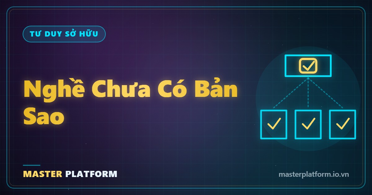 Bìa: Nghề của bạn đã có bản sao nào chưa?
