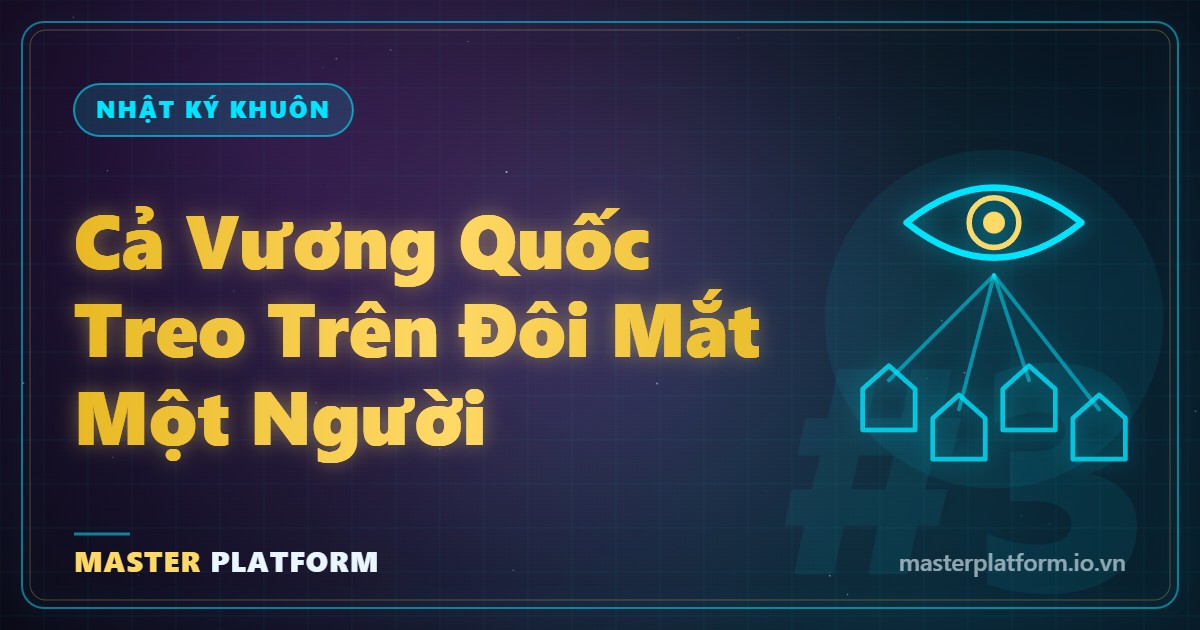 Bìa: Nhật ký khuôn #3: Cả một vương quốc đang treo trên đôi mắt một người