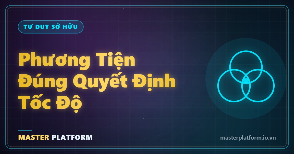 Bìa: Phương tiện đúng quyết định tốc độ: đừng đi bộ đua với máy bay