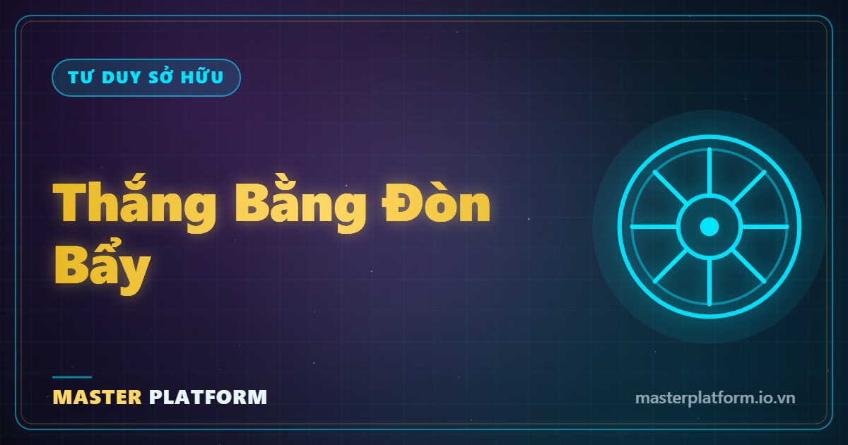 Bìa: Thắng bằng đòn bẩy: cách 10 người tạo năng suất của 1.000 người