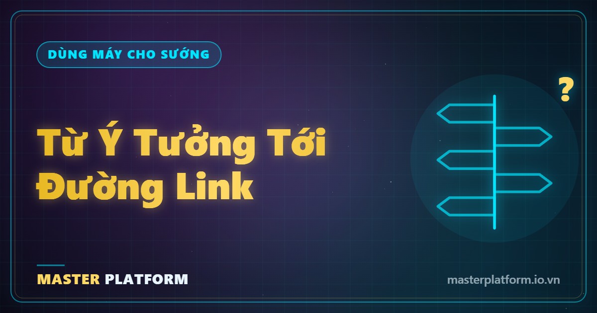 Bìa: Từ ý tưởng chiều nay tới một đường link gửi được